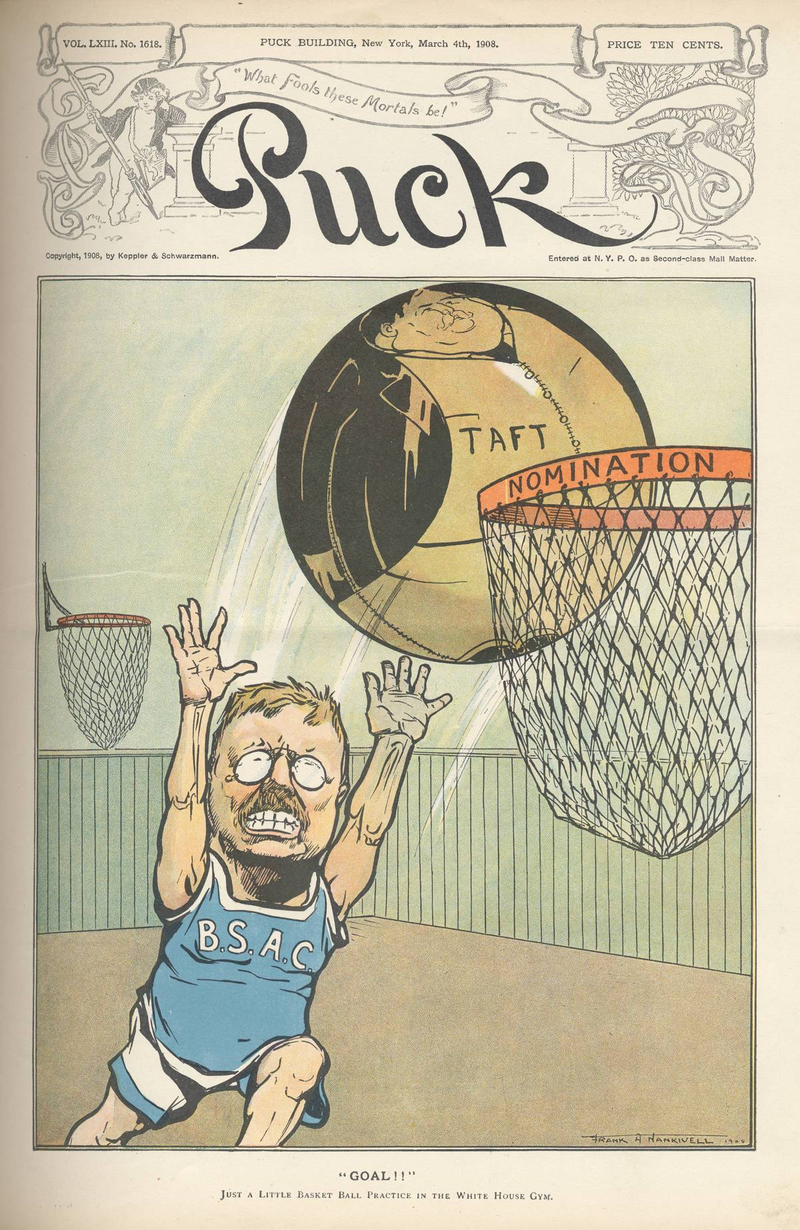Illustration for article titled A Brief History Of Sports In Political Cartoons